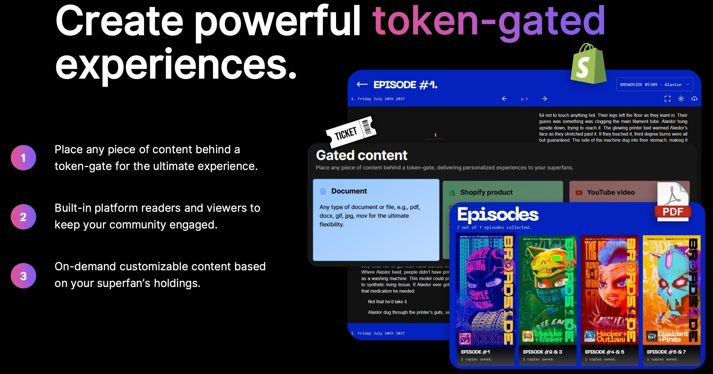 Powerful token gating